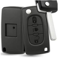 Automobilio rakto korpusas su pulteliu 3 mygtukai Peugeot 207 307 308 407 Citroën C2 C3 C4