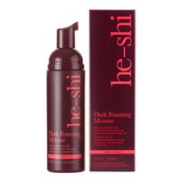 HE - SHI DARK veido ir kūno savaiminio įdegio putos, 150 ml