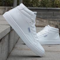 Vyriški laisvalaikio riedlenčių batai Aukštakulniai sportiniai bateliai Kvėpuojantys vaikščiojimo batai Gatvės batai zapatillas de hombre 6.5 balta
