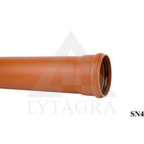 PVC IŠORĖS KANALIZACIJOS VAMZDIS 160X6000