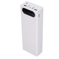 22.5W Fast Charge Power Bank Case Kit Detachable LCD 20x18650 Battery Case Power Bank Shell juoda