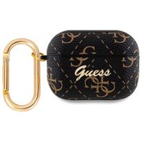 Guess GUAP2PG4GPK AirPods Pro 2 (2022/2023) juodas/kodas 4G laikiklis