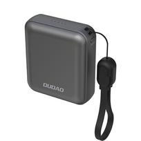 Dudao K22+ Ultra-kompaktiškas energijos bankas 10000mAh 22.5W USB-C su pakabučiu/kabeliu - Pilkas