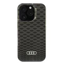 Audi IML Siuvinėjimo Raštas MagSafe iPhone 16 Pro 6.3" juodas/juodas kietasis dėklas AU-IMLMIP16P-Q5/D3-BK
