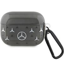 Mercedes MEAP8DPMGS AirPods Pro dėklas juodas/juodas Didelis žvaigždžių raštas