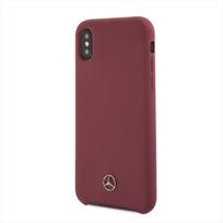Mercedes Silikono Linija iPhone X\/XS Korpusas - Raudonas