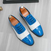 Verslo vyrams Formalūs odiniai batai Vyriški su raišteliais Verslo biuro Madingi Elegantiški odiniai batai Banquetiniai batai 38-46 Vyriški batai 38 mėlyna