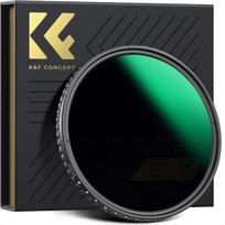 K&F Concept K&F 37MM XV40 Nano-X Variable/Fader ND Filter, ND8~ND128, W/O Black Cross