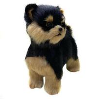 Kawaii Jorkšyro terjerų šuniukas Įdarytas meškiukas Šuo Pliušinis žaislas Mielos lėlės Vaikams Vaikams Kūdikiams Augintiniai Dovanos Simuliacija Gimtadienis Pūkuotas Kpop