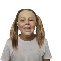Halloween Human Latex Mask Little Girl Headgear Cosplay Props