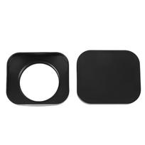 Fotoaparato objektyvo gaubtelis Aliuminio lydinio Tikslus CNC smulkus apdirbimas Objektyvo gaubtelis Šešėlio apsauga su dangteliu 39mm / 1.54in juoda