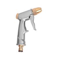 Metal Water Gun Electroplating Lengthened High Pressure Household Car Wash Nozzle Garden Irrigation Water Gun Pressure Washer