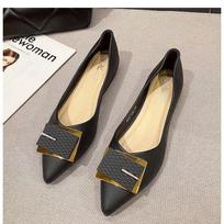 Summer Pointed Toe Woman Flats Young Comfortable Trend Shoe On Promotion Chic and Elegant Popular Slip-on Office Shoes for Women 35