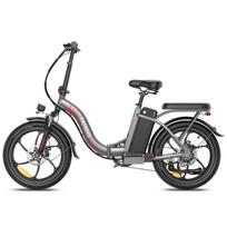 FAFREES F20+ Elektrinis dviratis, 250W variklis, 20Ah nuimama baterija, 90KM nuotolis, 20*3.0 colių storos padangos E-bike 20Ah juoda