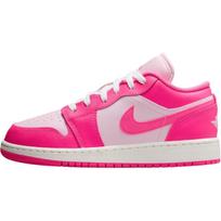 Air Jordan 1 Low GS Valentino dienos vaikiški sportbačiai Rožiniai Rožiniai-Putplasčio Hyper-Rožiniai 553560-661 38