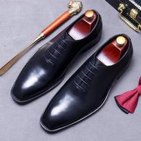 Madingi vyriški rankų darbo natūralios odos Oxford batai, lazeriu išgraviruoti, verslo vakarėliui, itališki, formalūs, 37-46 dydžio diapazonas, nauji 37 ruda