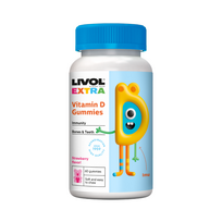 Livol EXTRA D vitamino meškiukai – Kramtomosios pastilės imuninei sistemai ir kaulams (60 vnt.)