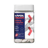 Livol Multi Strong Complex – Multivitaminų ir mineralų kompleksas energijai ir imuninei sistemai (60 tablečių)