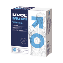 Livol Multi Vyrams – Vitaminai ir mineralai vyrų sveikatai (60 tablečių)