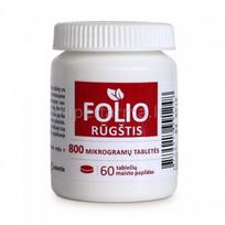 Maisto papildas Folio rūgštis 800µg tabletės N60