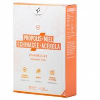 Maisto papildas Propolis su rausvažiede ežiuole, acerola, vitaminais C ir D Yves Ponroy N20