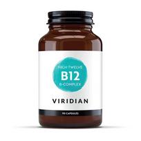 Maisto papildas vitaminas B12 High Twelve B-Complex B12 Viridian N90
