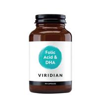 Maisto papildas Folic Acid with DHA VIRIDIAN N90