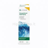 Purškalas nosiai su dekspantenoliu Livsane 20ml