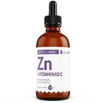Maisto papildas bioaktyvus skystas cinkas, bisglicinatas, su vitaminu C, Ecosh 50ml