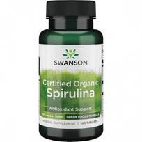 Maisto papildas SPIRULINA (VEGETARIŠKA IR EKO JAV) 500 MG Swanson N180