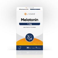 Maisto papildas Melatonin Livsane 1mg N30