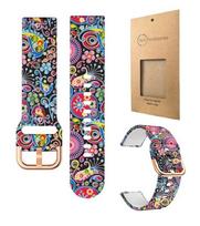 „BestAccessories“, 20 mm pločio silikoninis dirželis, spalvingas