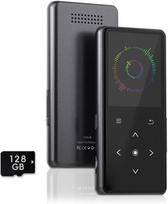 MP3 grotuvas 64GB nešiojamas MP3 grotuvas su garsiakalbiu ir FM radiju