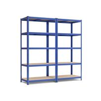 Sandėliavimo lentynos komplektas SONGMICS, 200 cm aukščio, mėlynos spalvos