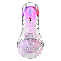 Pipedream PDX Elite ViewTube XXL See-Thru EZ-Grip LED Stroker Clear