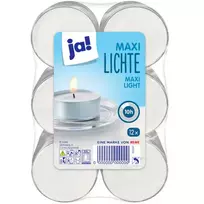 JA! arbatinės žvakės 12 vnt vanilė