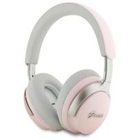 Guess Bluetooth ANC/ENC ausinės GUBHC22PSBCSMP rožinės DB metalinės užrašų logotipas