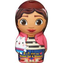 Gabby's Dollhouse 2D Kids Gentle dušo želė ir šampūnas „du viename“ 400 ml