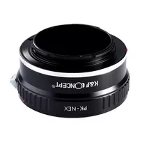 Adapteris - K&F Concept Pentax K-mount į Sony E-mount Aliuminis