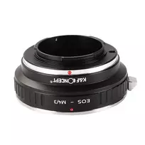Adapteris - K&F Concept Canon EF į Micro 4/3 objektyvo tvirtinimą aliuminio