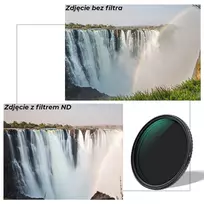 Fotoaparato Filtras - K&F Concept Reguliuojamas ND Filtras ND8-ND128 77mm