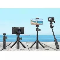 Stovas - ULANZI M12 2-in-1 Kompaktiška Selfie Lazda 28.5cm Aukštis 500g Apkrova