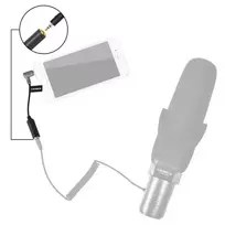 Adapteris - COMICA CVM-SPX 3.5mm TRS į TRRS Mikrofono Konverteris 11cm