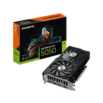 Gigabyte GeForce RTX 5050 WINDFORCE OC V2 8G | NVIDIA | 8GB | GeForce RTX 5050 | GDDR6 | HDMI prievadų kiekis 2 | PCI-E 5.0