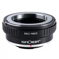 Adapteris - K&F Concept M42 į Micro 4/3 objektyvo adapteris, aliuminis
