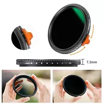 Fotoaparato Filtras - K&F Concept NDX Fader ND2-ND400 49mm Reguliuojamas ND Filtras