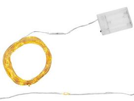 Girlianda 100 LED, šiltai balta