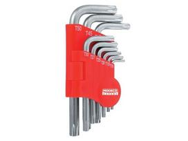 Žvaigždinių raktų komplektas Torx Security T10-T50, 9 vnt.
