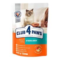 CLUB 4 PAWS Premium pilnavertis sausas maistas suaugusioms sterilizuotoms katėms „STERILIZED“, 300 g.
