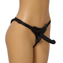 Falo imitatorius Strap On Dildo Dark Red Brand, 145 mm